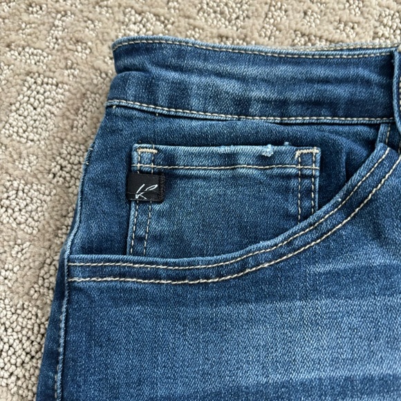 KanCan Denim Released Hem Mini Skirt Size 13/30 - Picture 3 of 9